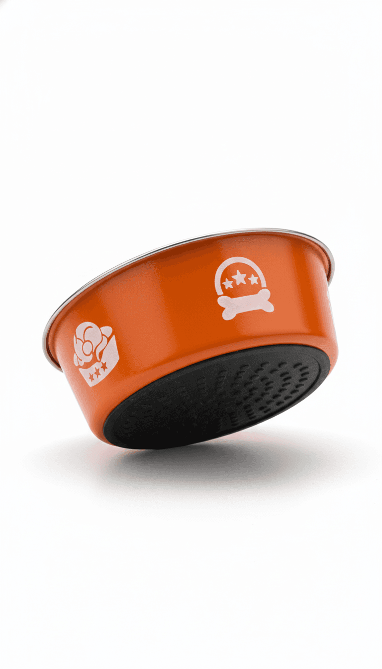 Printed Stainless Steel Pet Bowl