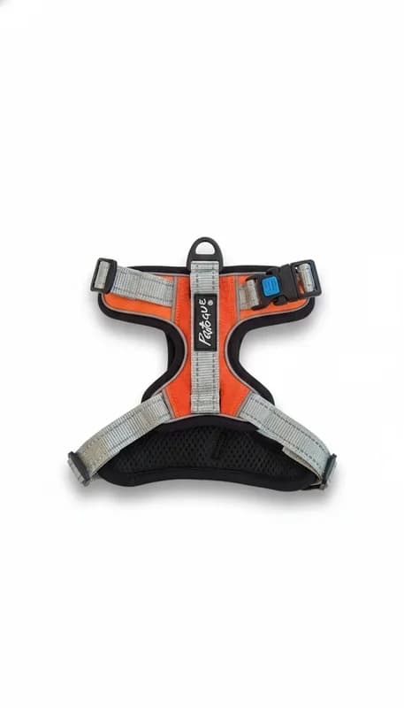 No-Pull Reflective Dog Harness with Front & Back Clip – Padded Mesh Comfort Fit