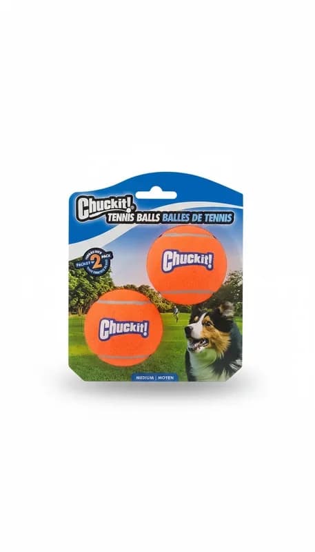 CHUCKIT Tennis Ball 2pk M