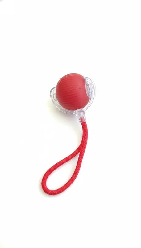 USB Rechargeable Cat Toy Ball with Large Tail – Interactive Rolling Toy