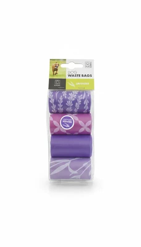 M-PETS Dog Waste Bags - Lavender Scented 60-pcs