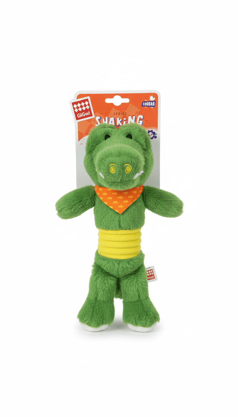 GiGwi Shaking Fun Crocodile M
