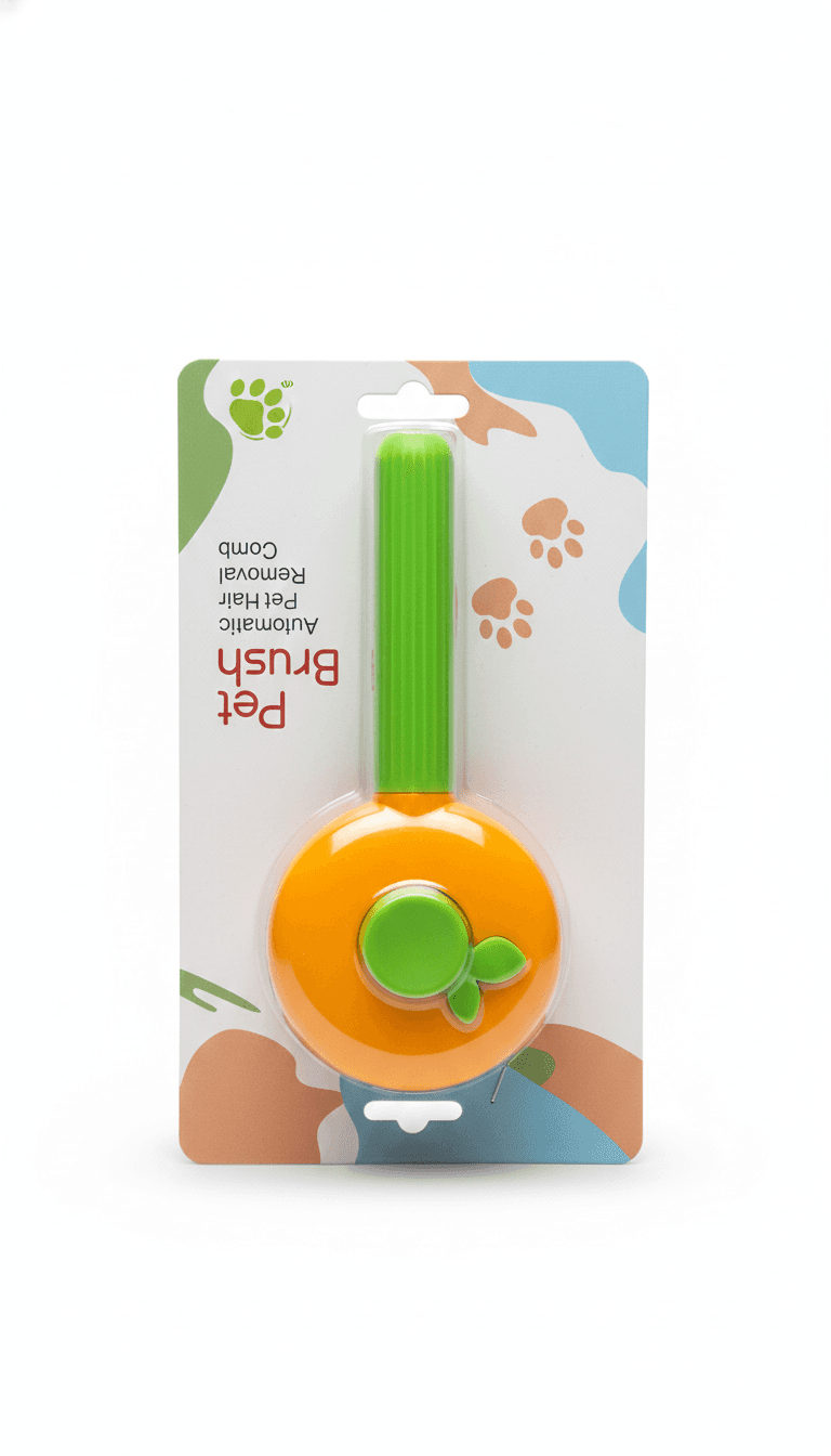 Self-Cleaning Grooming Slicker Brush