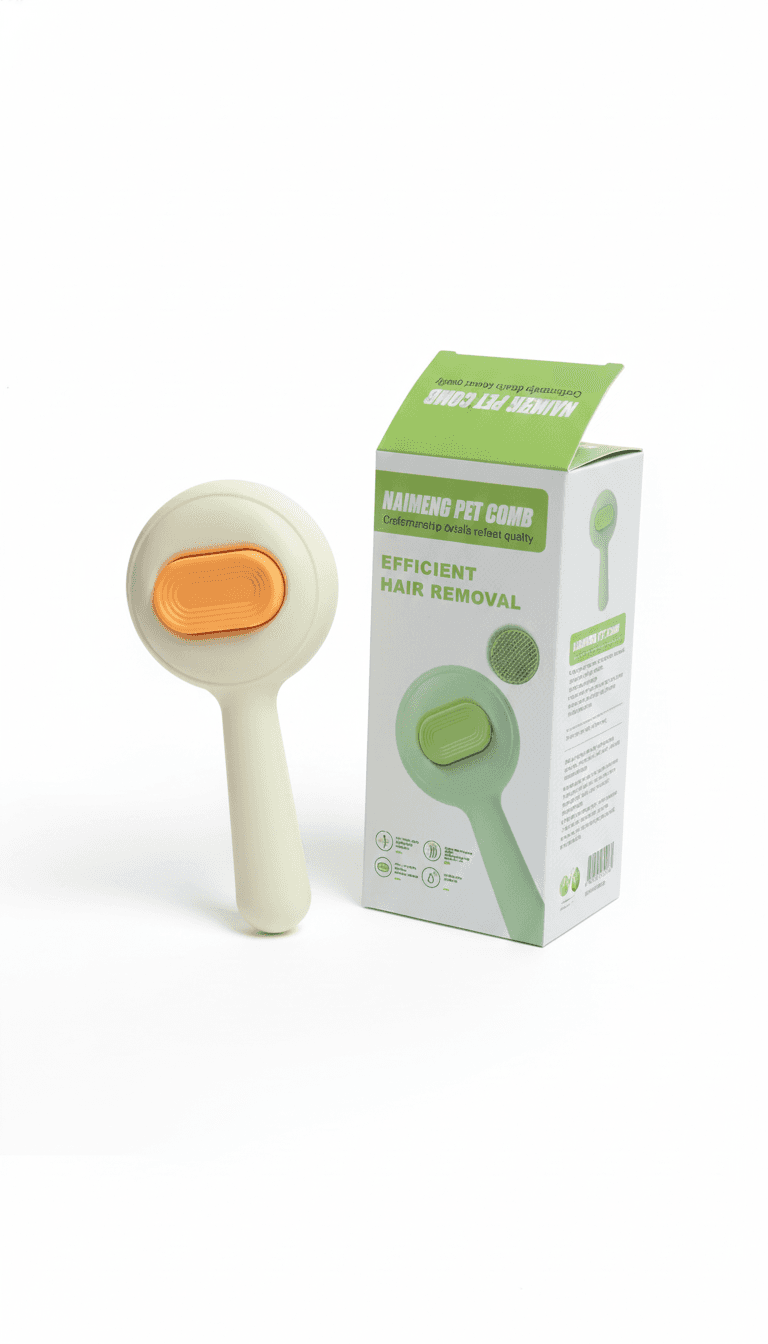 Self-Cleaning Grooming Brush