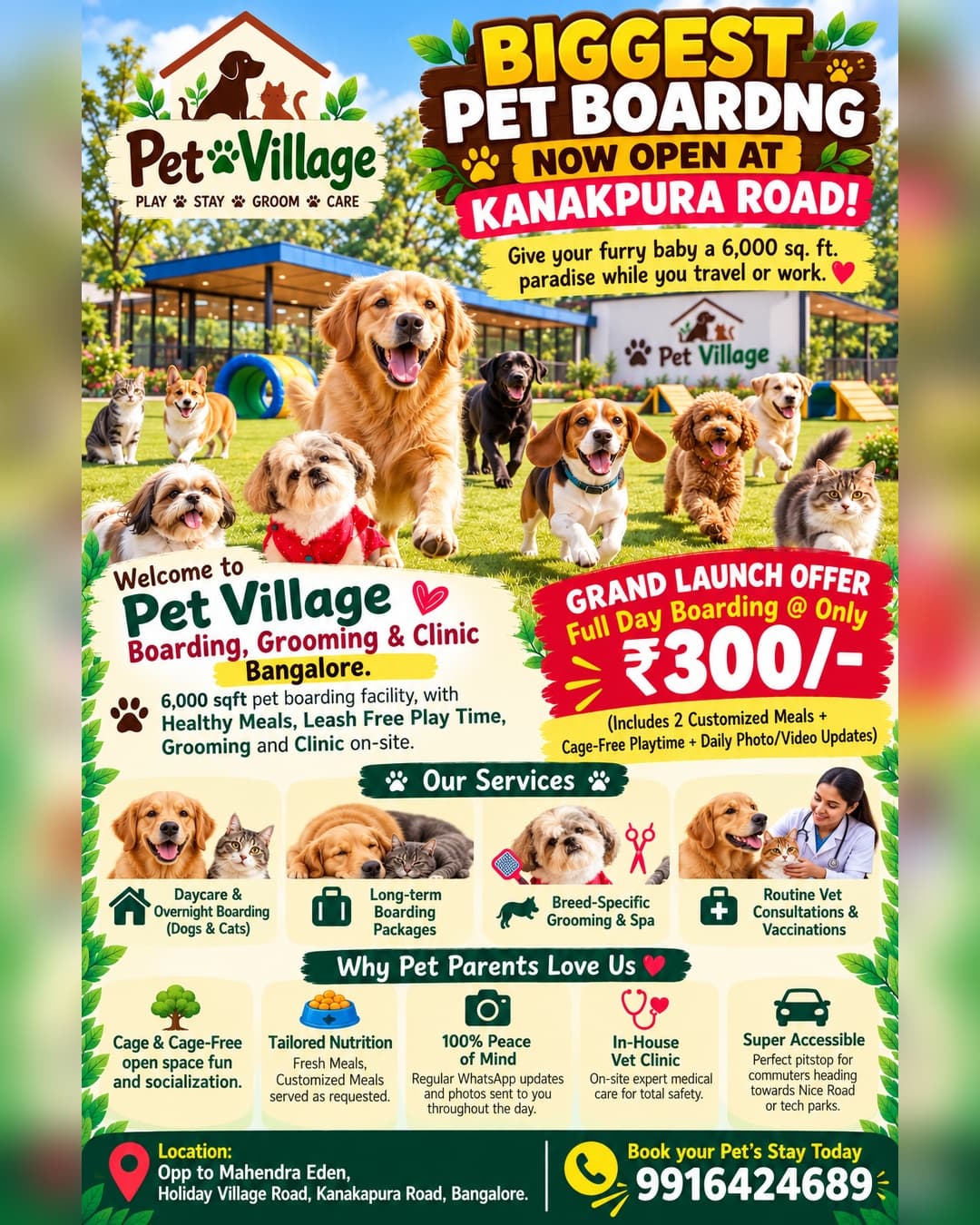 Pet Village Bangalore - Verified pet service provider in Bengaluru